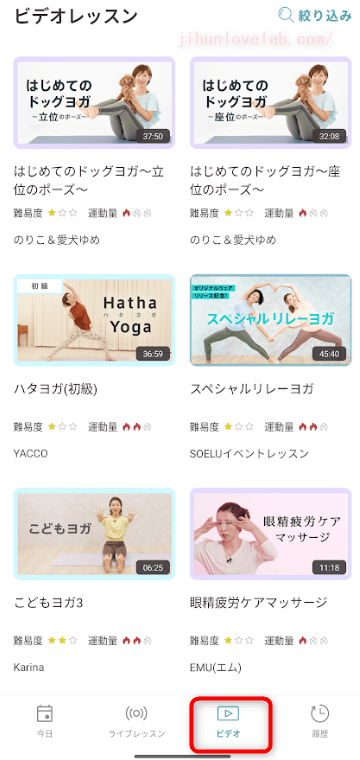 SOELU(ソエル)ビデオレッスン一覧